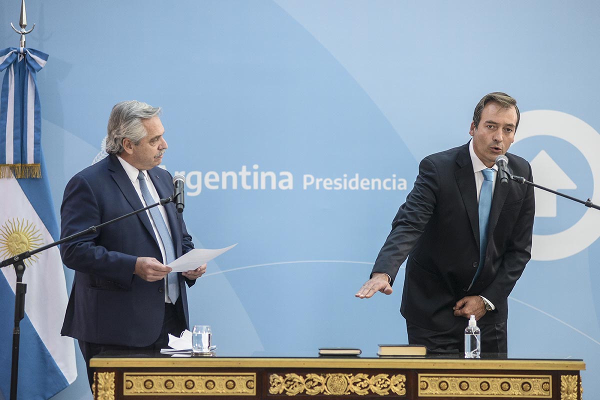 Martín Soria juró como nuevo ministro de Justicia en lugar de Marcela Losardo