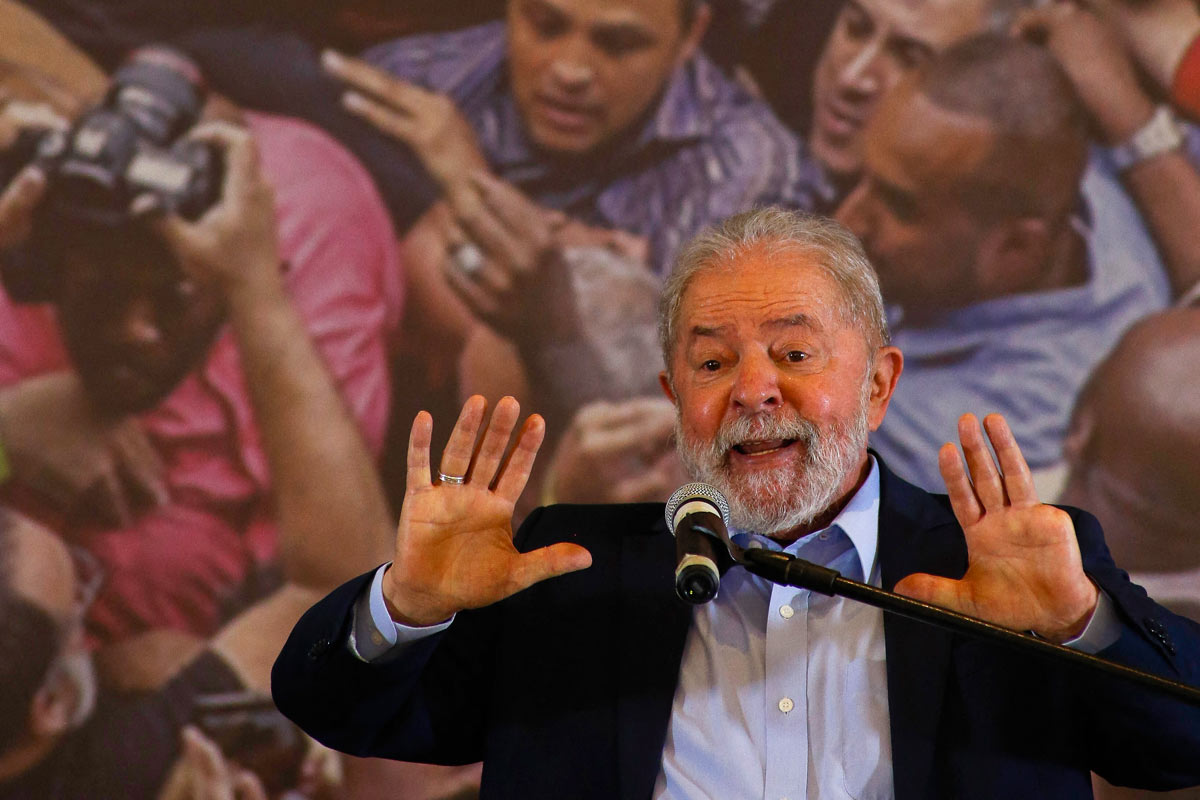 Primer acto de campaña: Lula volvió a la sede metalúrgica paulista