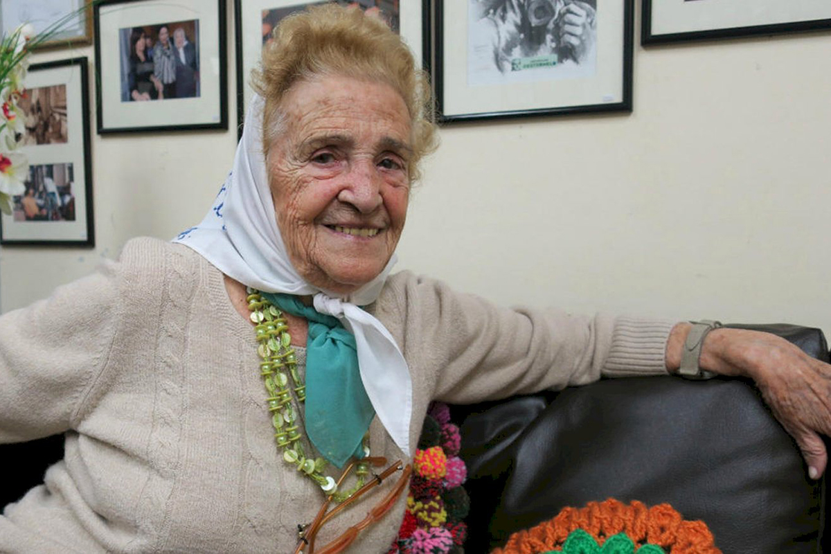 Murió a los 95 años Mercedes Colás de Meroño, vicepresidenta de Madres de Plaza de Mayo