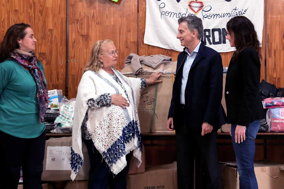 Macri, con agenda social en el inicio de una jornada clave