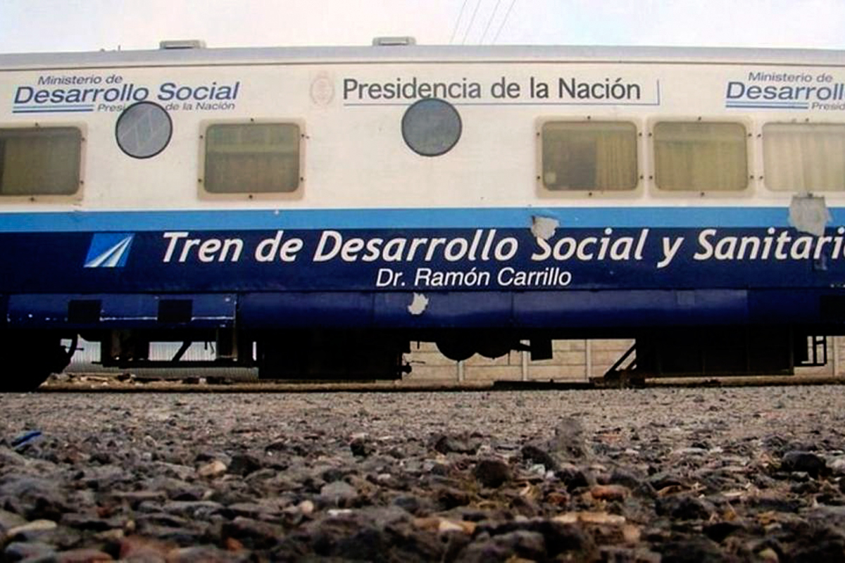 Inauguran el Tren de Desarrollo Social y Sanitario