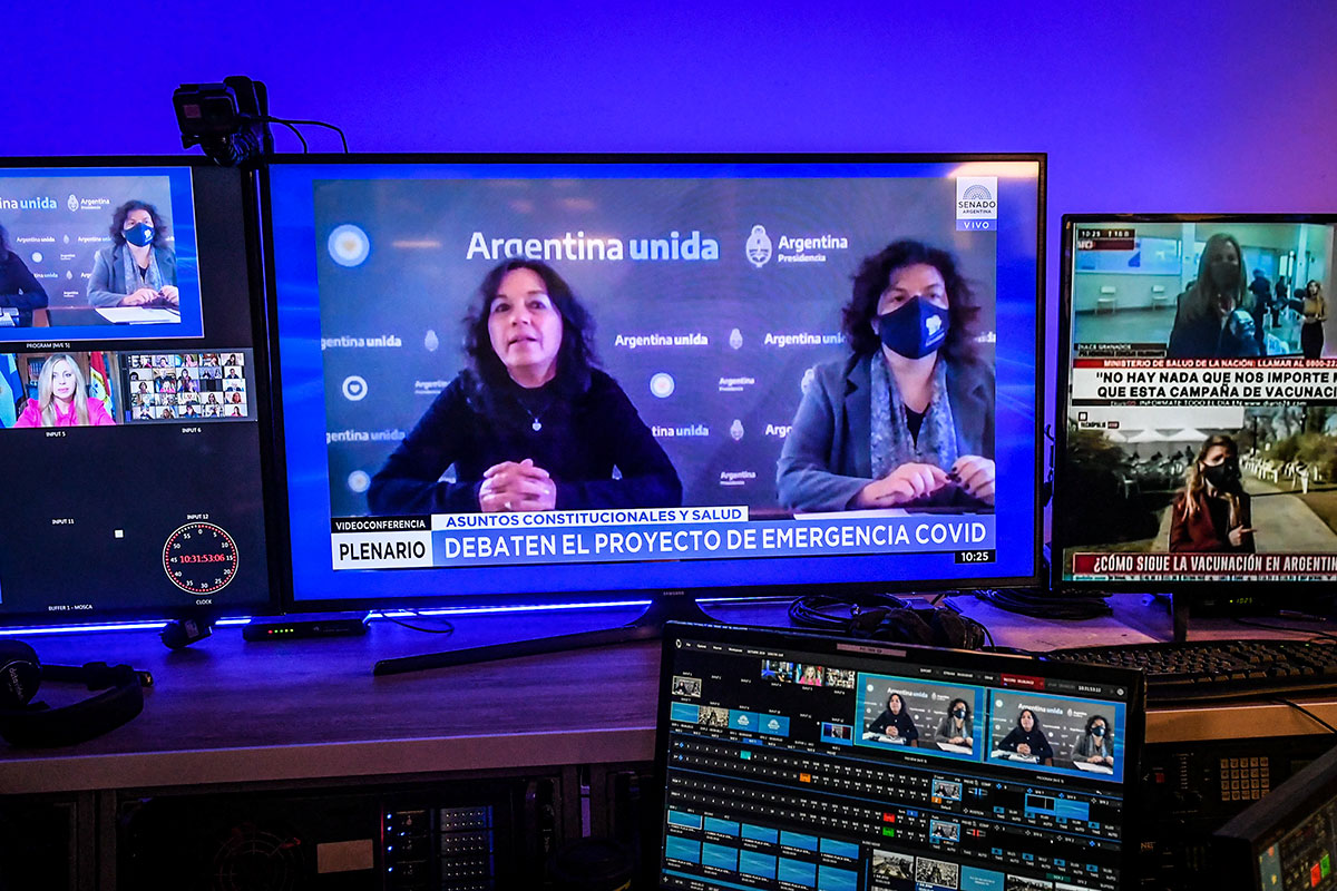 Vizzotti e Ibarra respaldaron el proyecto de ley sobre criterios básicos para mitigar la pandemia