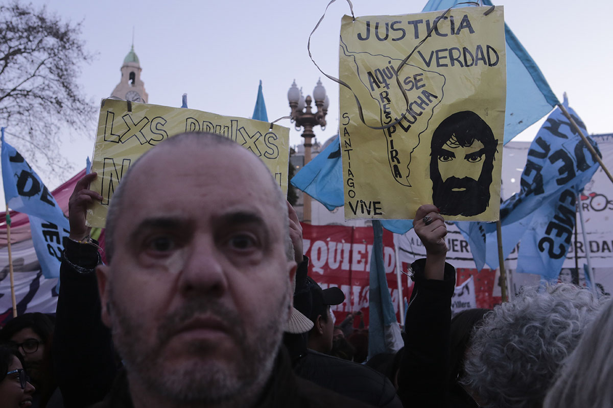 Dos años sin Santiago Maldonado: una Plaza contra los responsables políticos de la impunidad