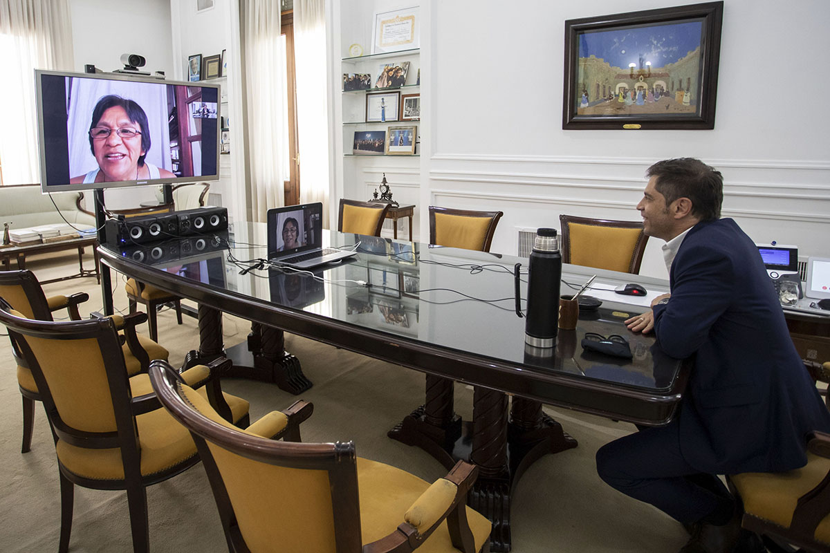 Kicillof habló con Milagro Sala y pidió «no más presos políticos en Argentina»