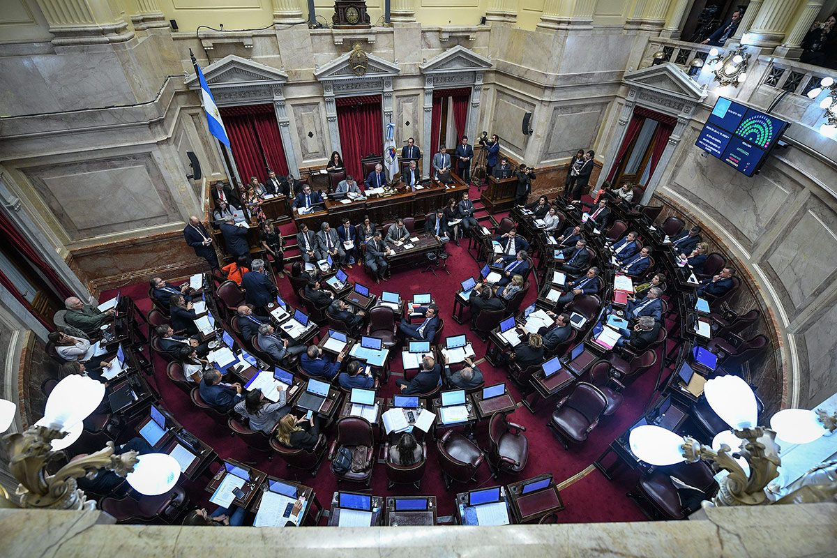 El Senado dio media sanción a la ley de financiamiento privado de partidos políticos