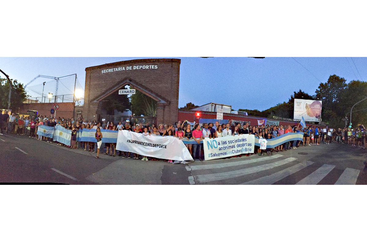 El deporte contra la privatización y el DNU de Macri