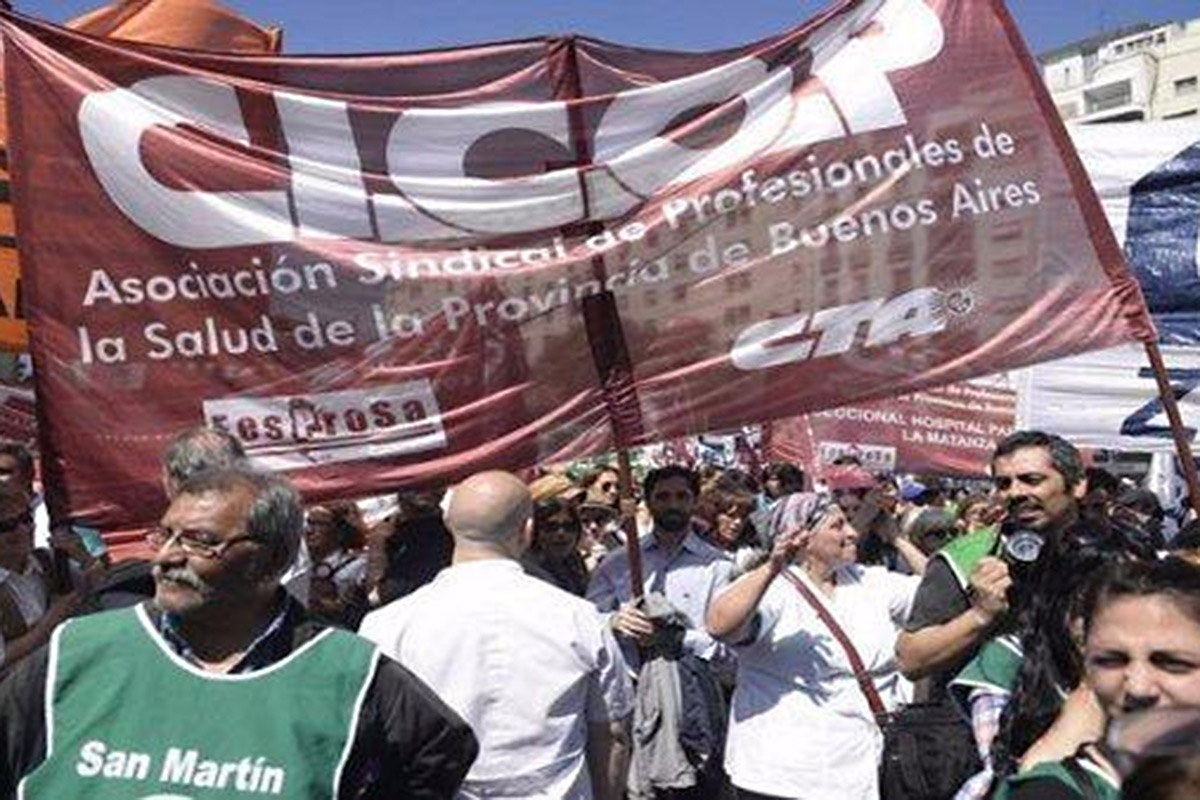 Médicos instalarán una «carpa sanitaria» frente al Congreso para reclamar paritarias a Vidal