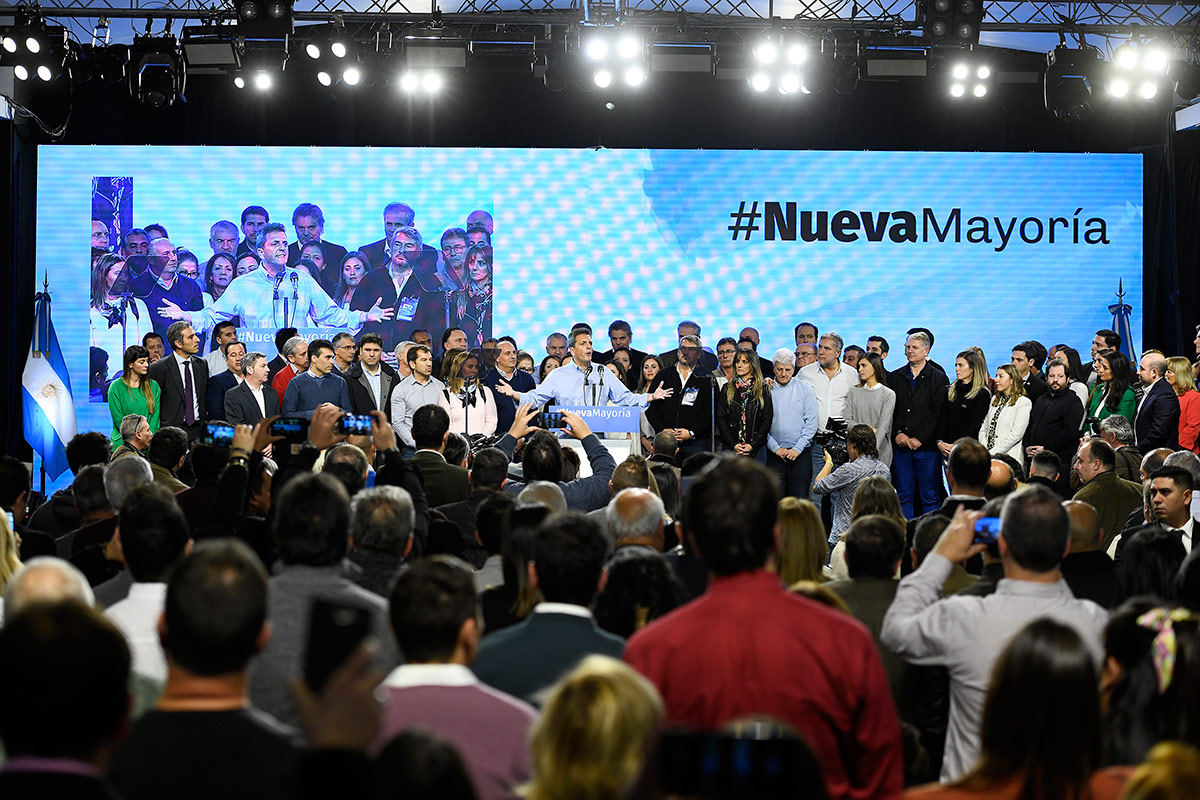 Massa: «Hay que terminar con el negocio de la grieta y construir una gran coalición opositora»