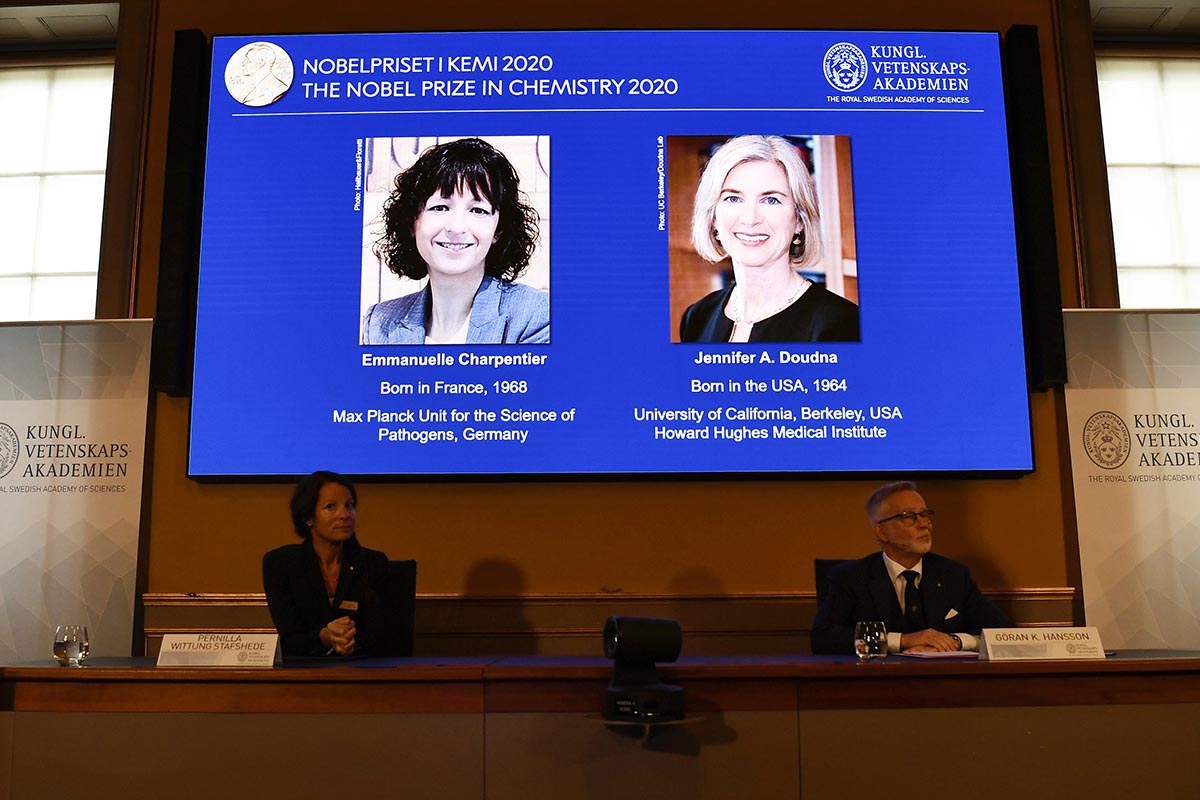 El Nobel de Química fue para dos científicas por sus trabajos en edición genética