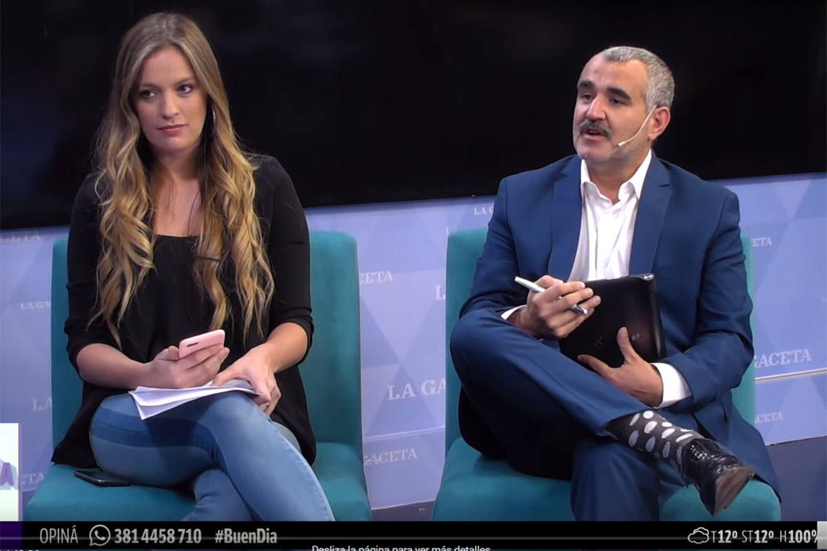 El senador Alperovich acosó durante una entrevista a una periodista tucumana