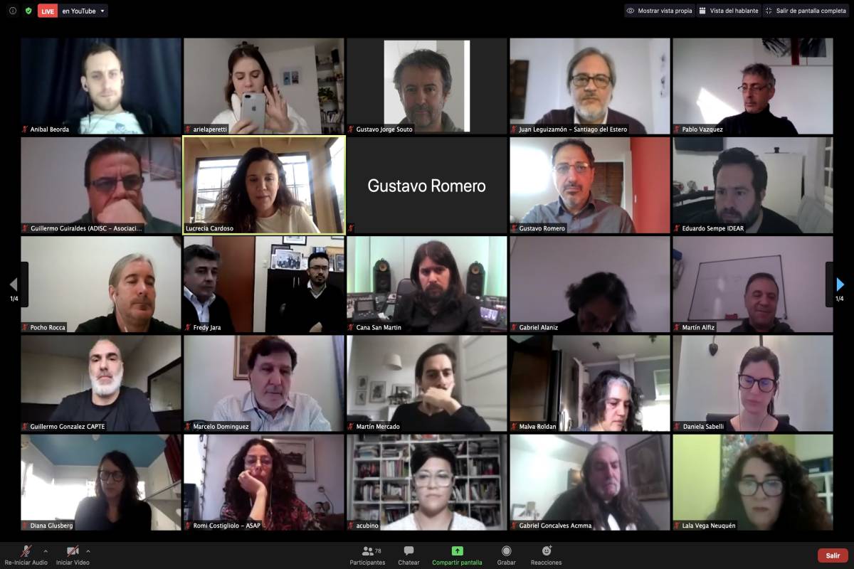 Se presentó un protocolo general para actividades sin público del sector de la música