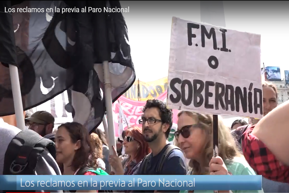 Los trabajadores tuvieron sus razones para apoyar las medidas de fuerza