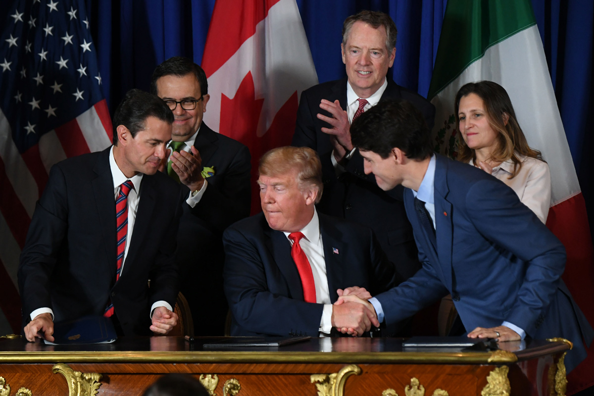 EE UU, México y Canadá firmaron un nuevo tratado de libre comercio en Buenos Aires