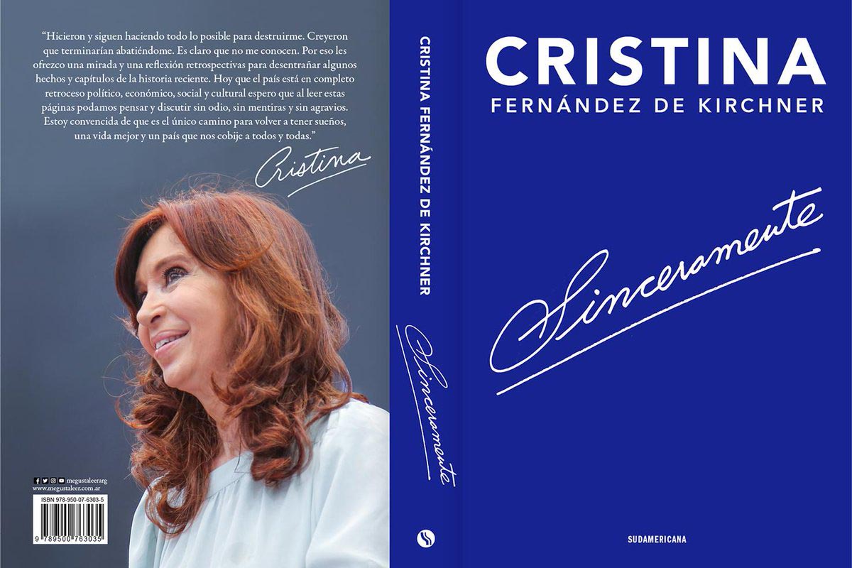 CFK lanza un libro de reflexión política y afirma que «Macri es el caos»