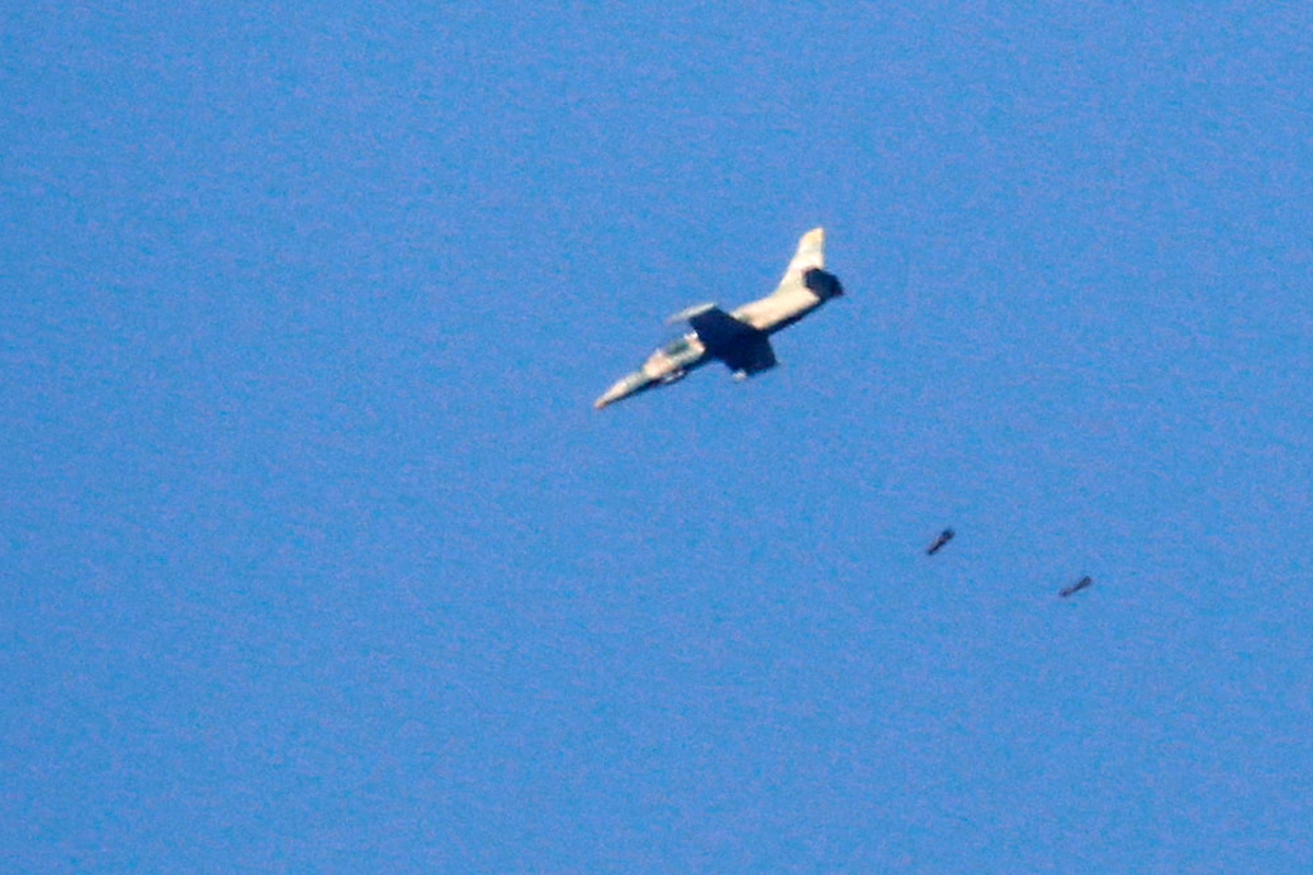 Israel abatió a un avión sirio en las alturas del Golan