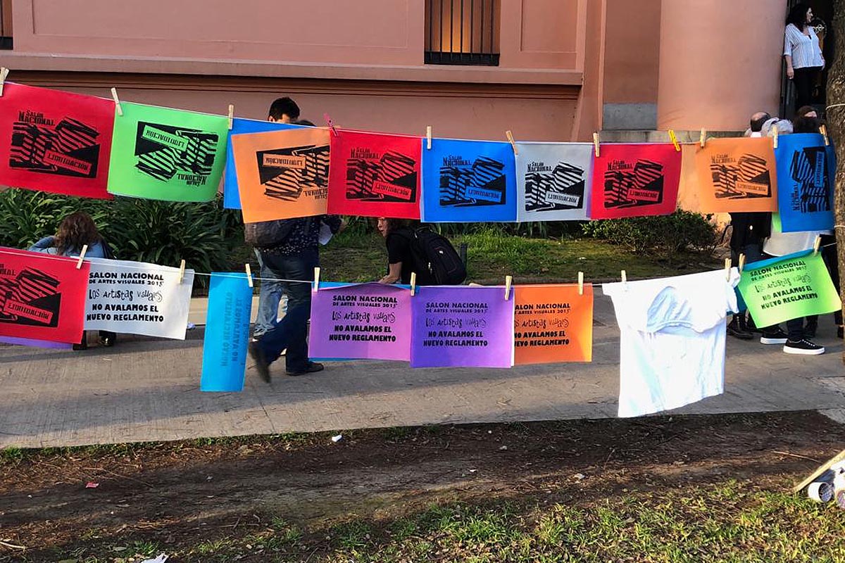 El Salón Nacional de Artes Visuales, tomado por asalto