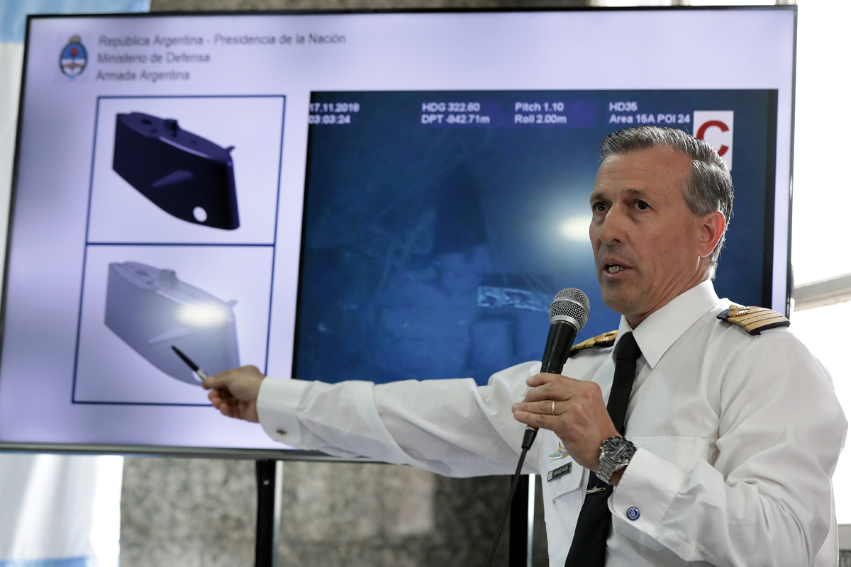 «Deformado, colapsado e implosionado»: el estado en el que encontraron al ARA San Juan