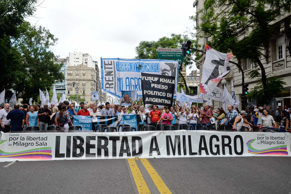 Convocan a un «piletazo» a tres años de la detención de Milagro Sala