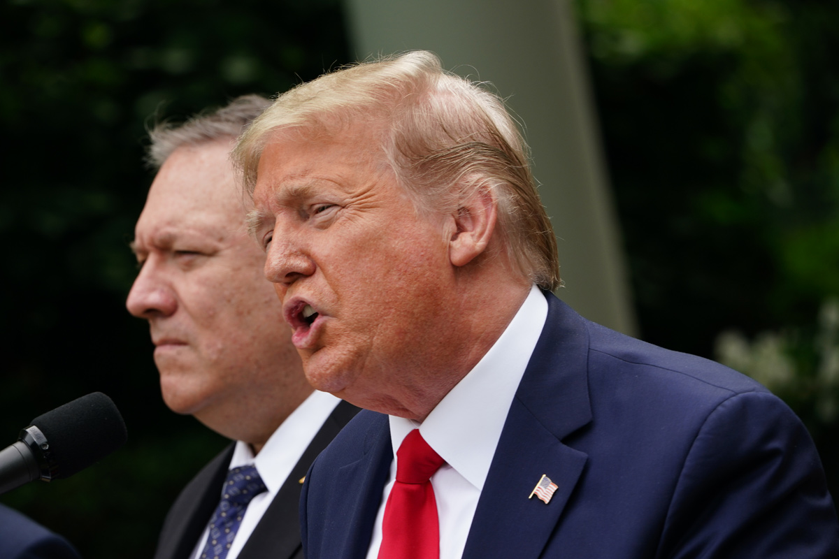 Trump vuelve a culpar a China y retira a EE.UU. de la OMS