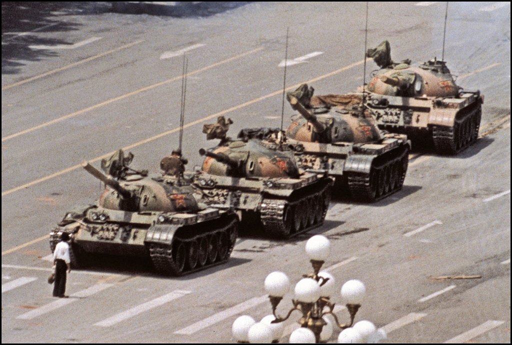 La masacre de Tiananmen según la mirada de Jeff Widener