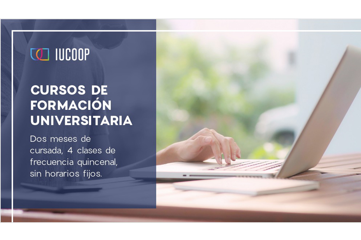 Cursos virtuales de cooperativismo 2021 en IUCOOP