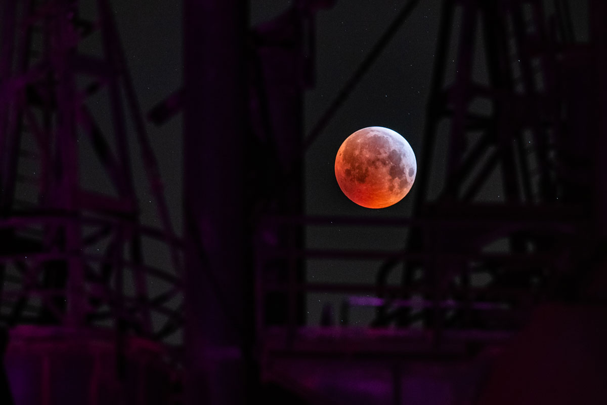 Las mejores fotos de la luna de sangre que cautivó al mundo