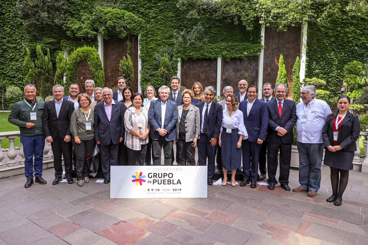 El Grupo de Puebla reunido en Buenos Aires habla de «nuevos vientos»