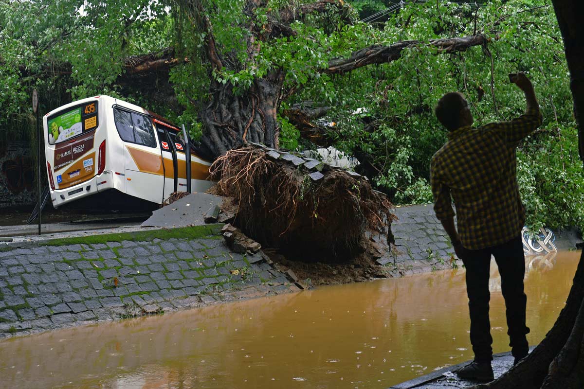 Brasil: al menos 10 muertos durante el temporal en Río de Janeiro