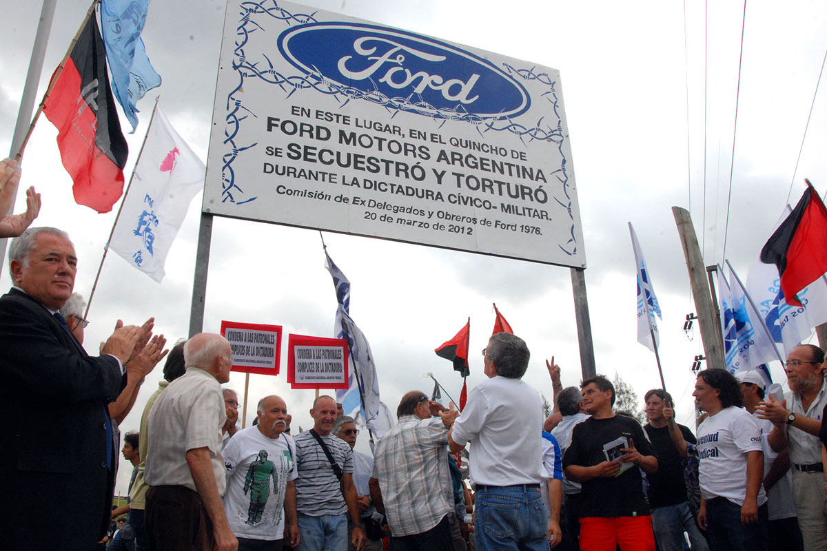Ford: se espera una condena histórica sobre la complicidad civil con la dictadura