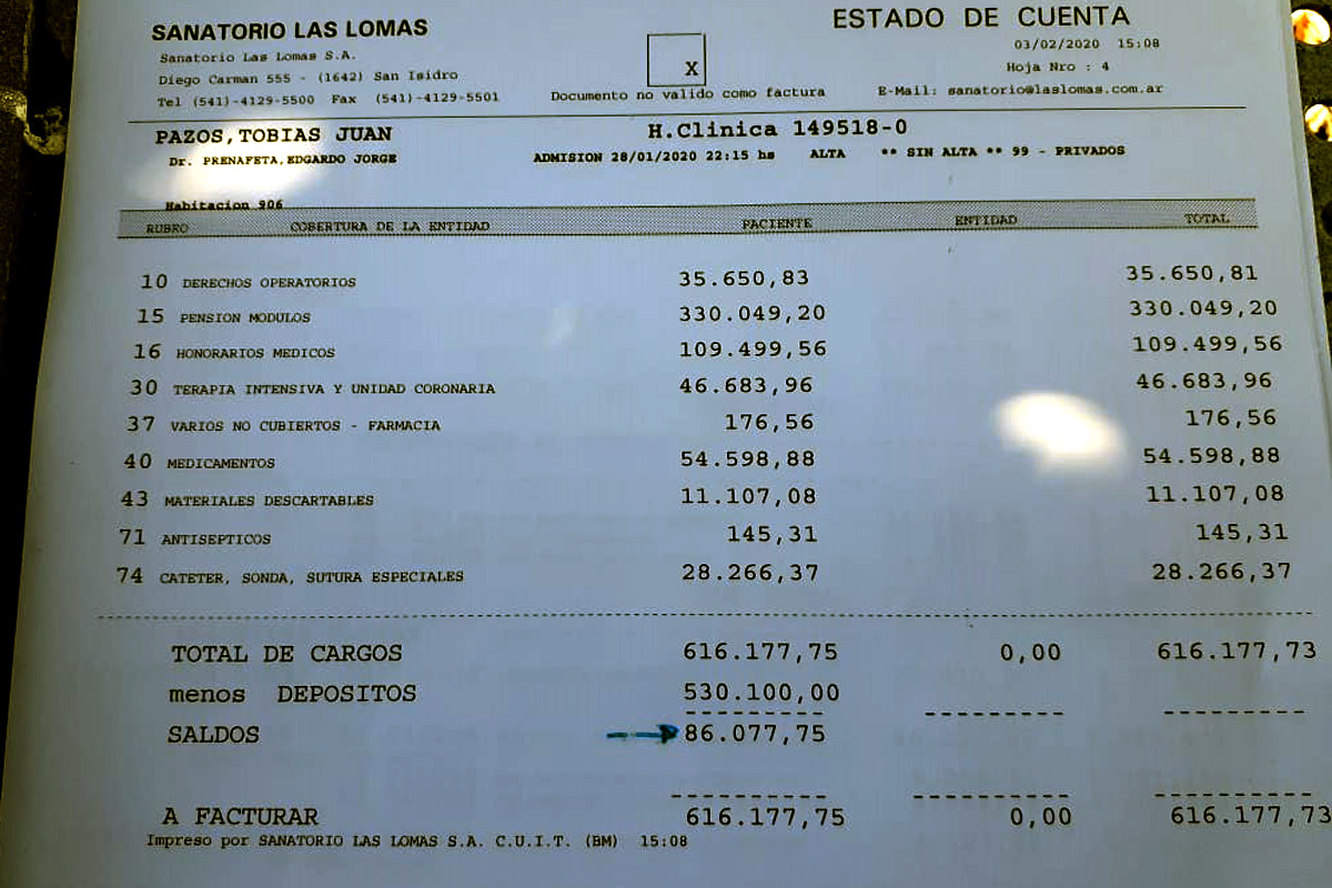 El pedido desesperado de una madre que tiene a su hijo en coma