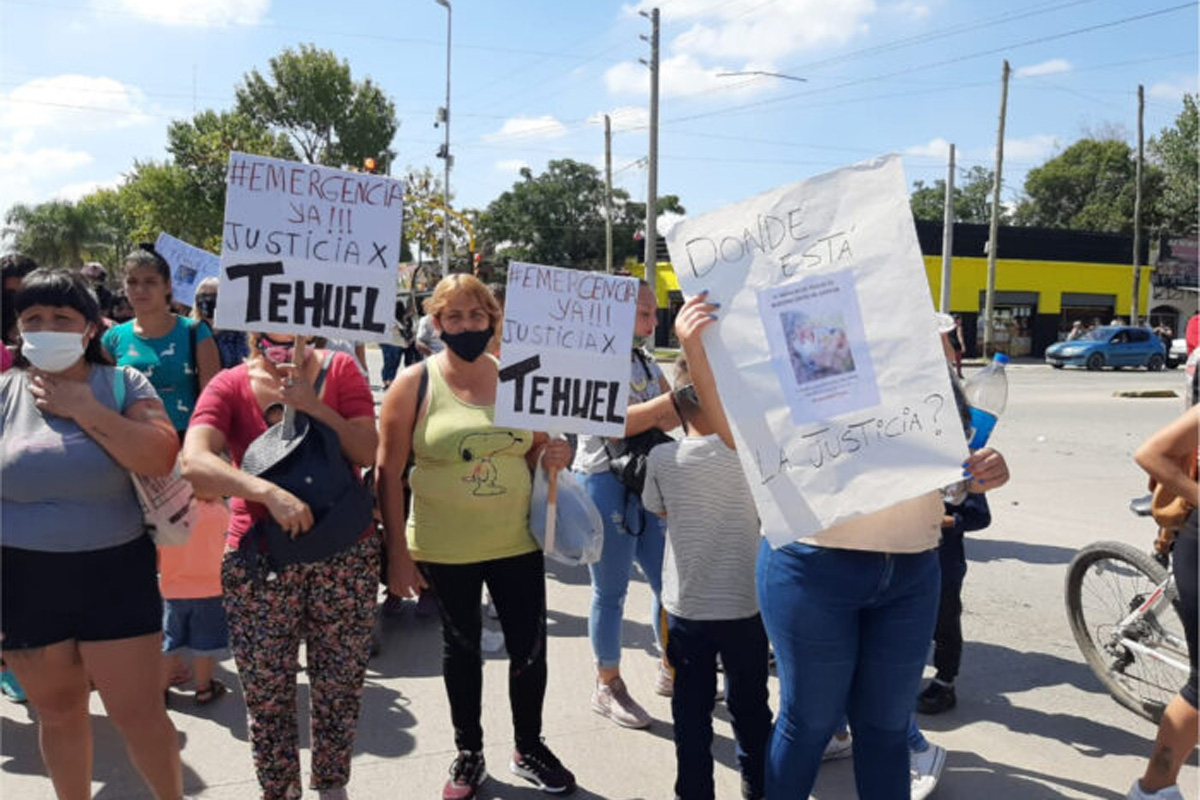 Marcha por Tehuel: se cumplen dos meses de la desaparición del joven