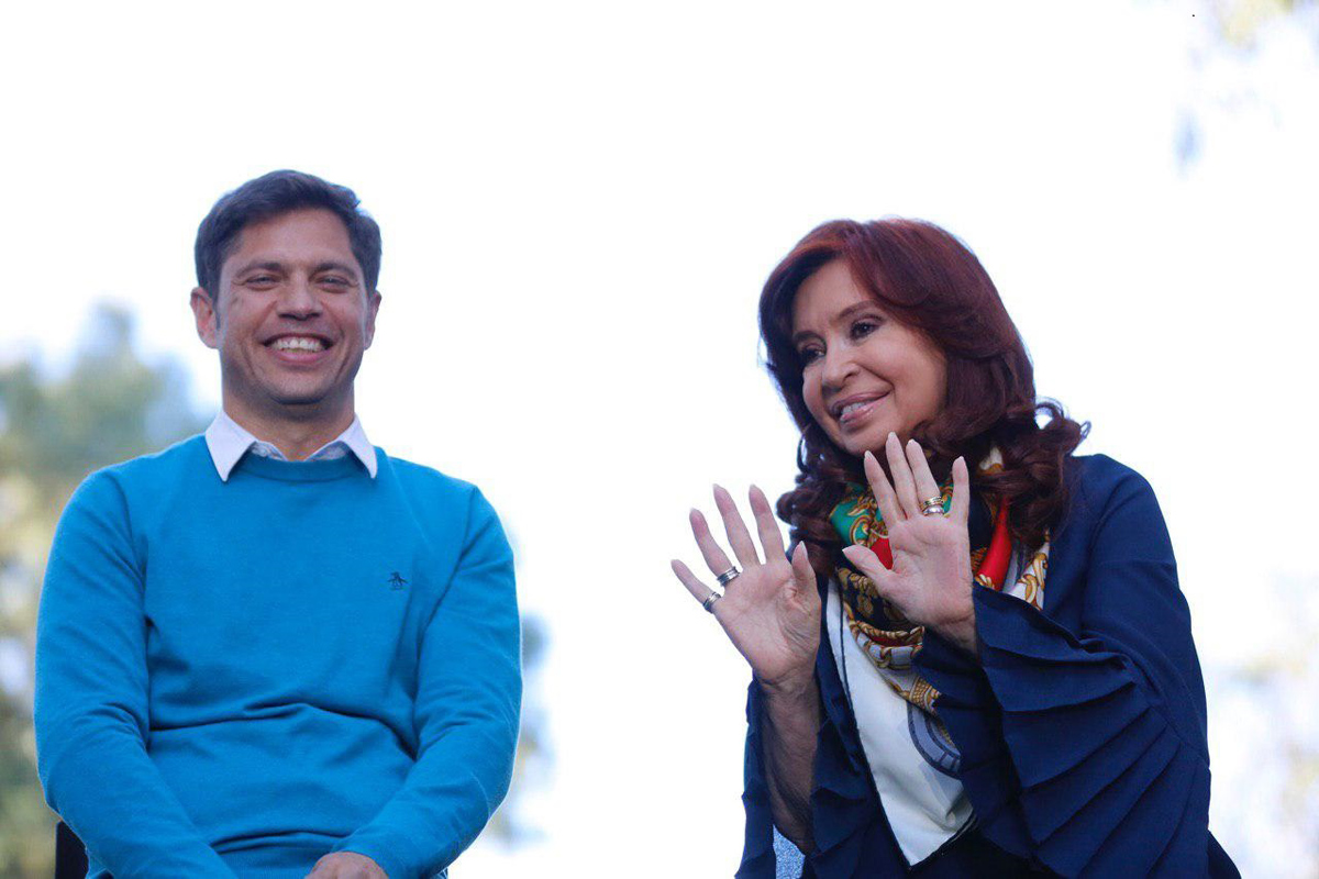 Kicillof con CFK en La Plata: «No se puede gobernar el país como una empresa»