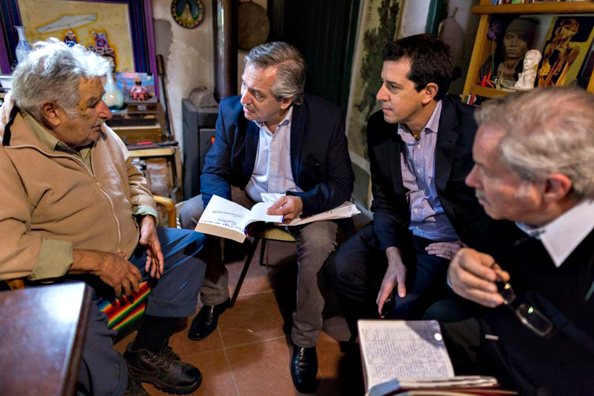 Alberto Fernández visitó a Pepe Mujica y le envió un mensaje a Massa