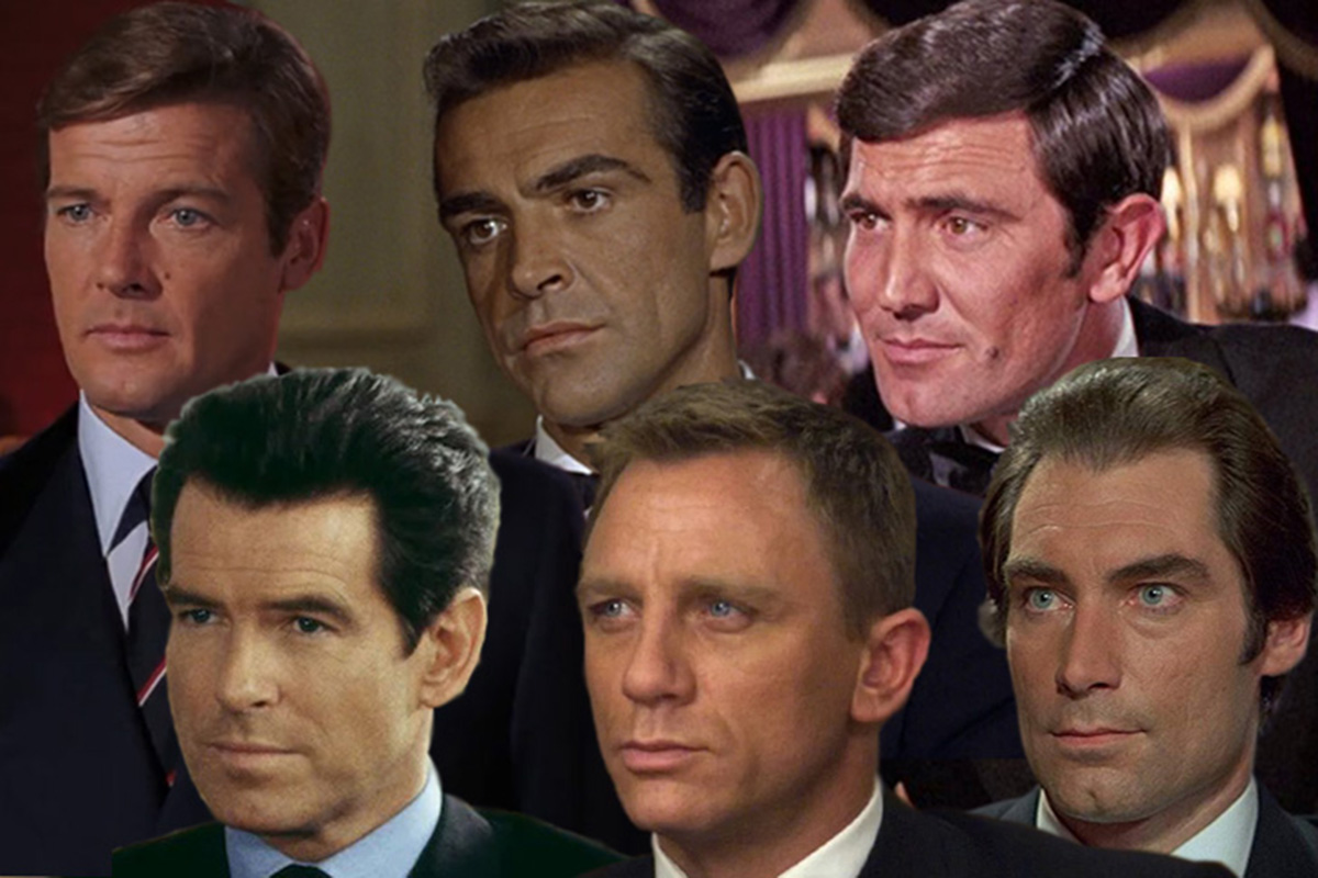 La historia de los seis James Bond
