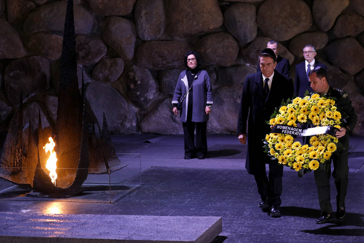 Bolsonaro dijo en Israel que el nazismo era un movimiento de izquierda