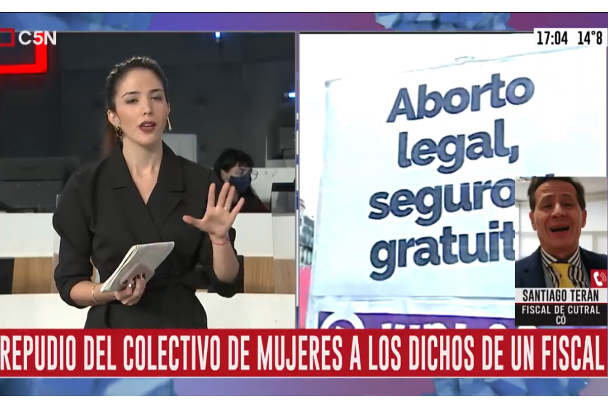 “¿Vas al cementerio o matás?”, el misógino maltrato del fiscal Terán a una periodista de C5N