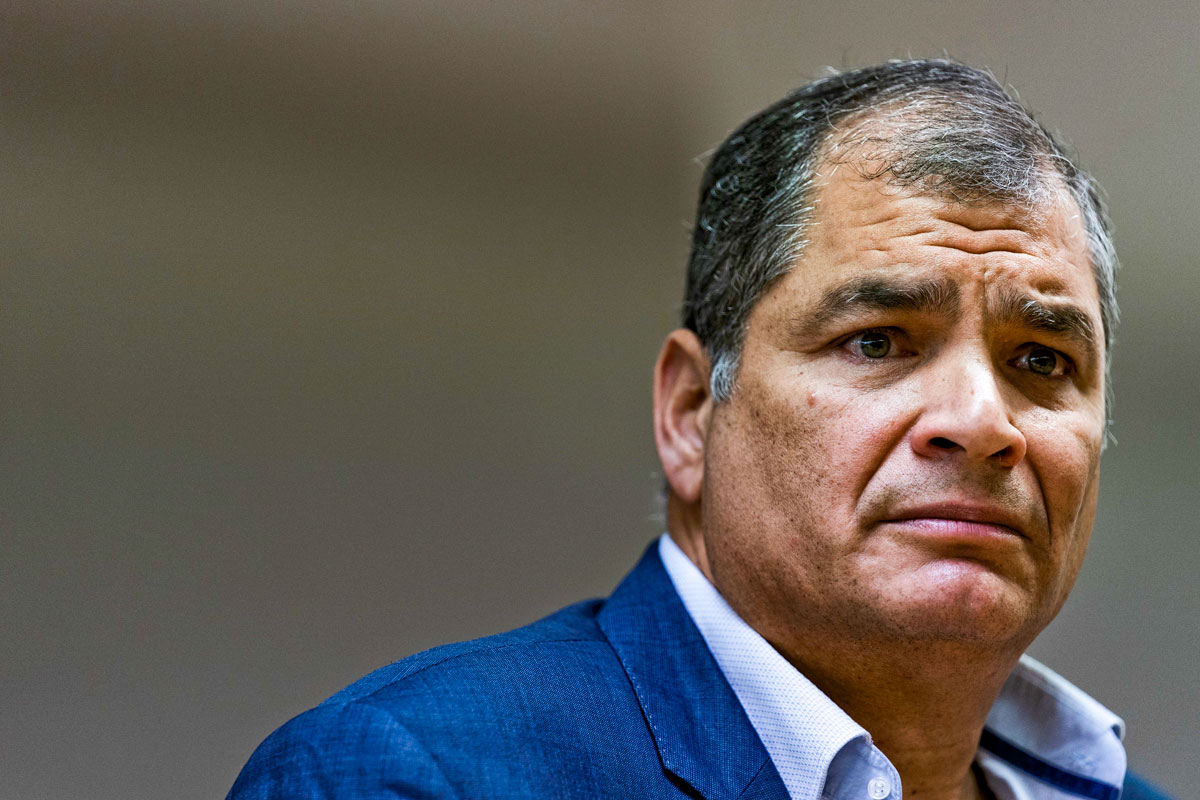 Lenin Moreno apuró la condena a Correa para disimular la tragedia