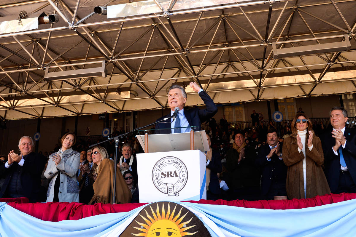 Macri en La Rural: «Estamos saliendo de la crisis»