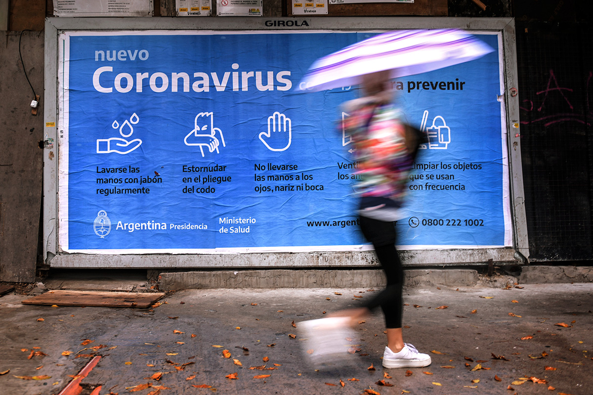 Coronavirus en Argentina: 14 fallecidos y 104 contagiados en las últimas 24 horas