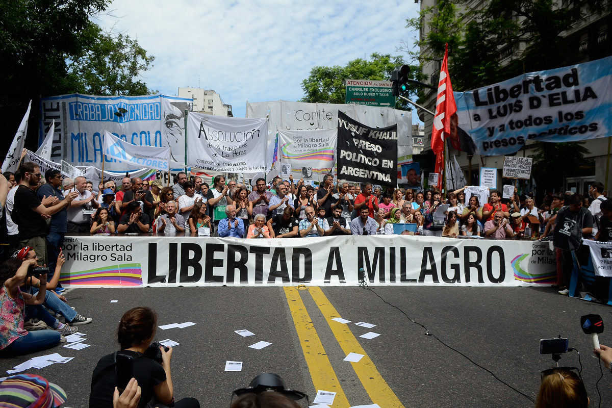 Denuncian operación de inteligencia contra el Frente Milagro Sala