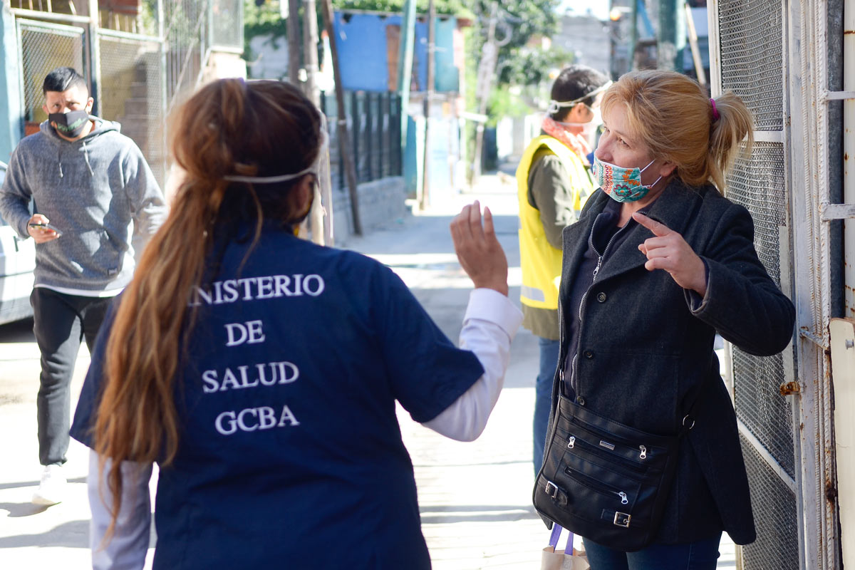 El mapa porteño del Covid: en los barrios del sur hay casi el triple de infectados