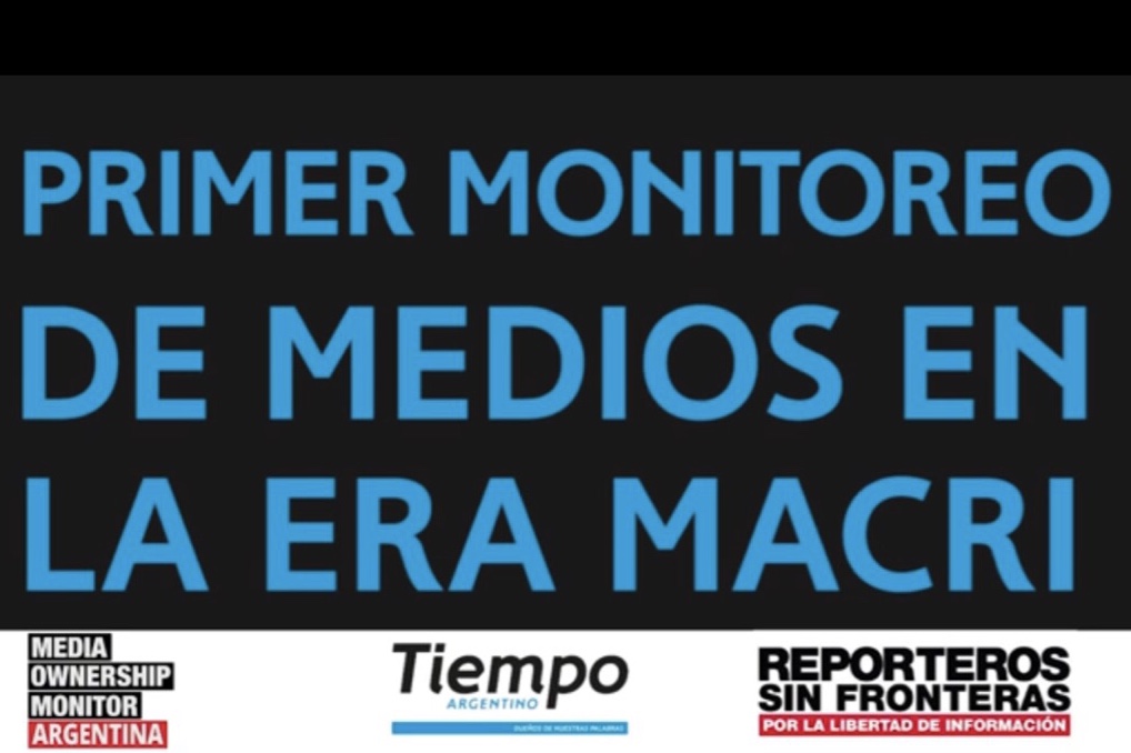 Presentación del primer monitoreo de medios en la era Macri