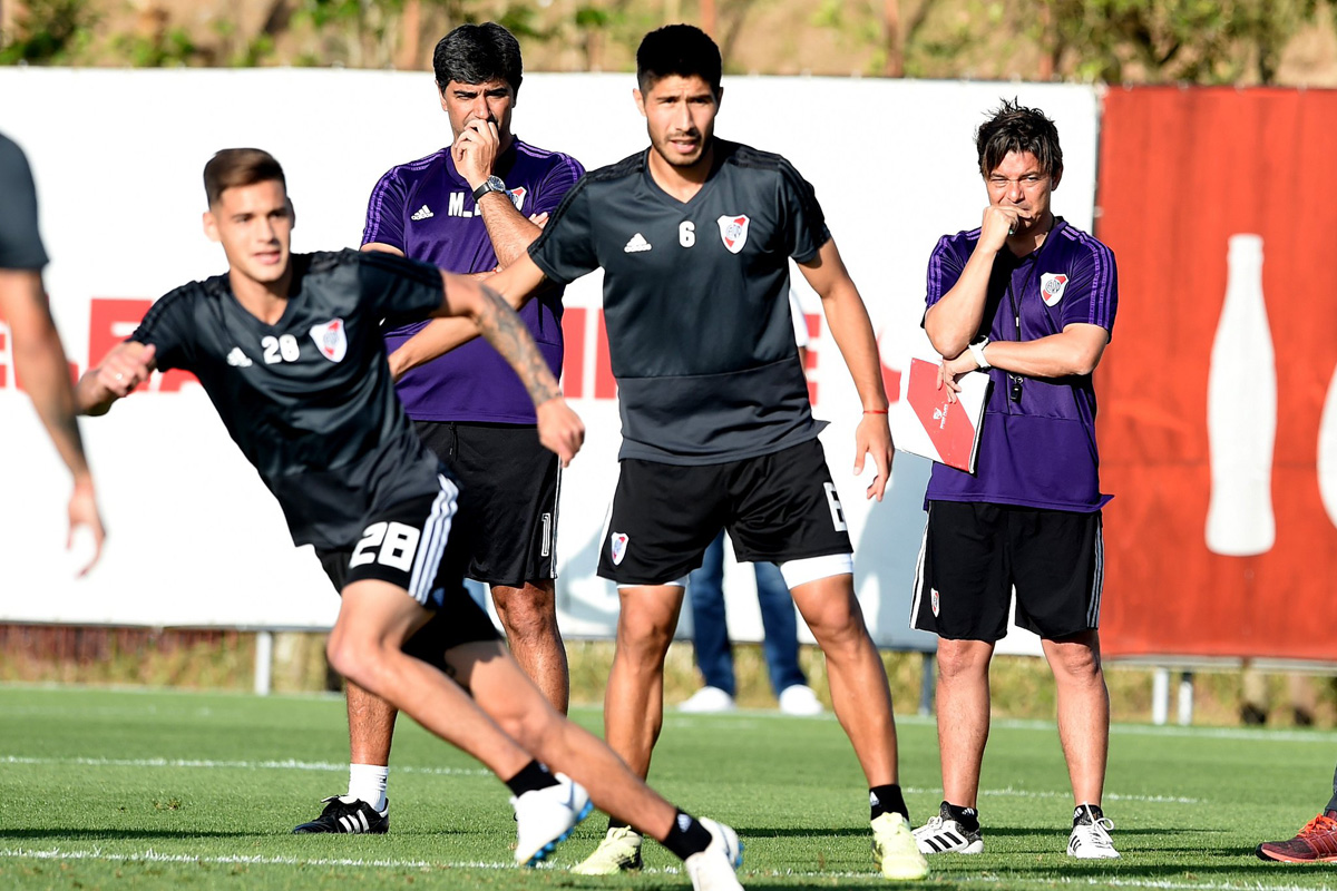 River hace su retiro antes de la final