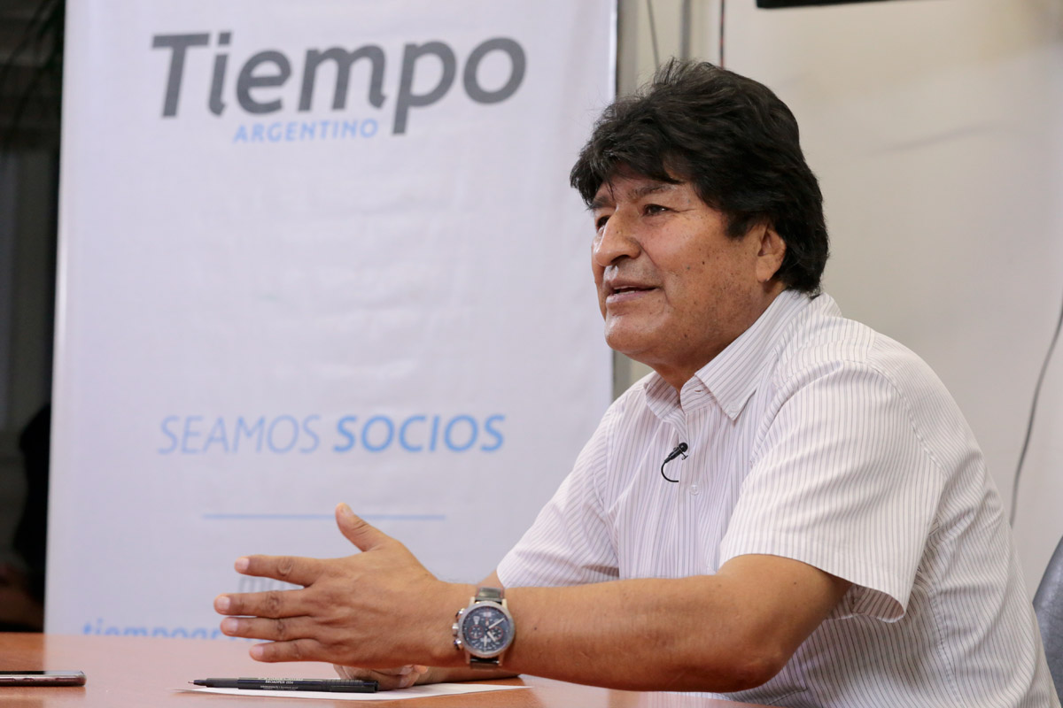 Evo Morales: «Cuando el imperio muerde, no suelta»