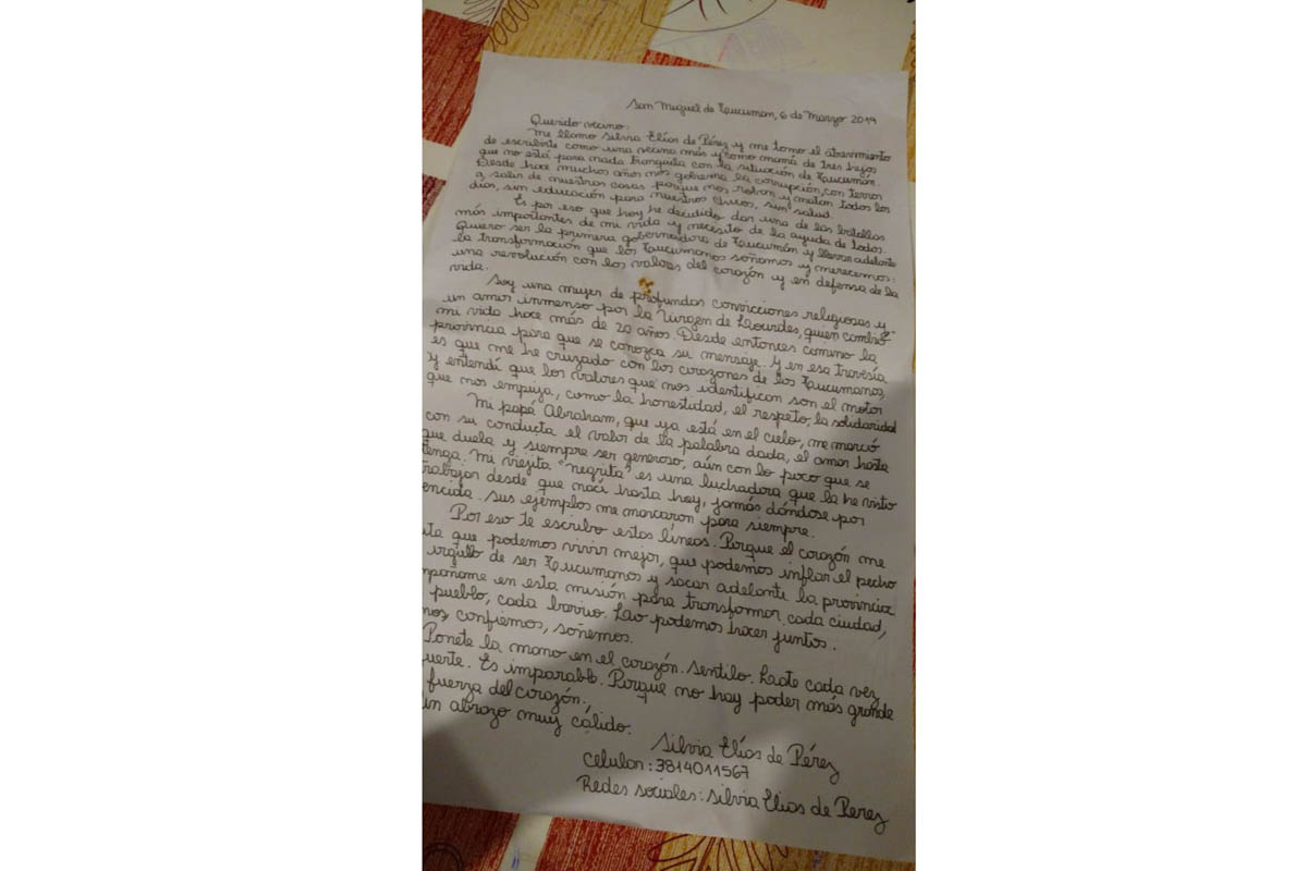 La senadora antiderechos Elías de Pérez será la candidata de Cambiemos en Tucumán