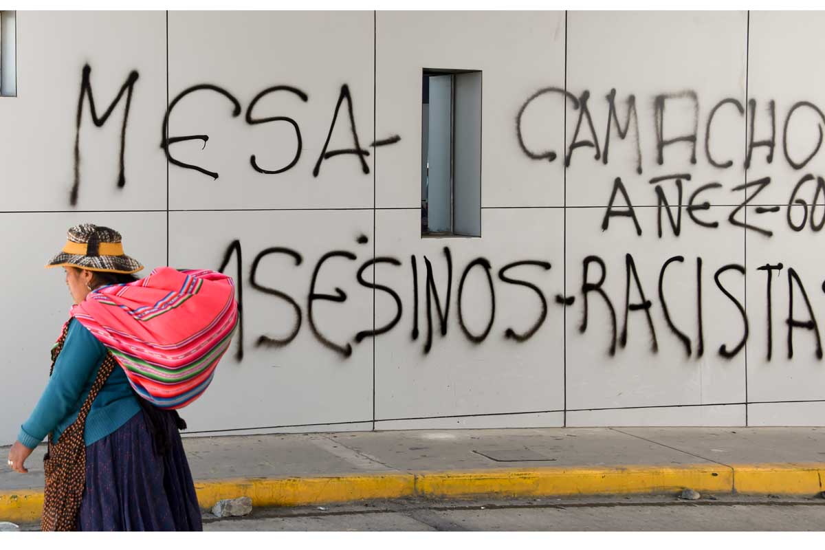 Bolivia disputa en la calle la recuperación de la democracia