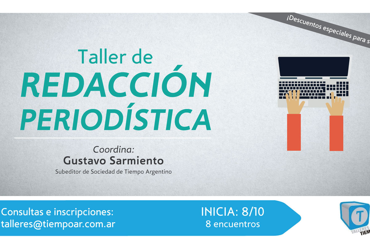 Vuelve el taller de Redacción periodística