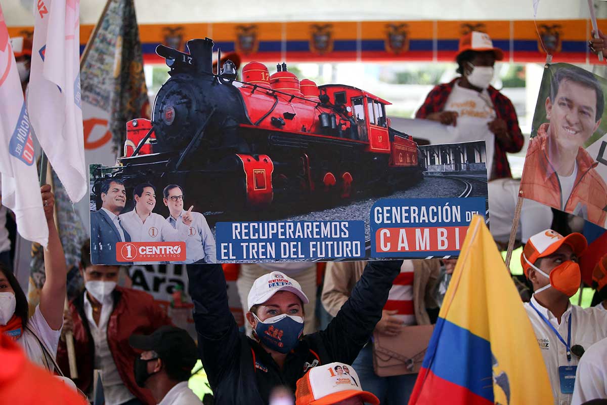 Arauz busca la presidencia  de Ecuador y sumarse  al eje Argentina-Bolivia