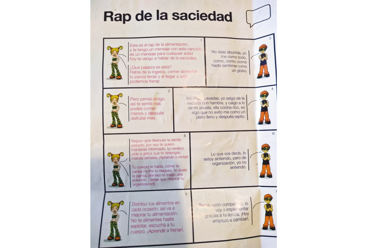 Los juegos del hambre: instan a chicos de La Cava a comer menos con el «rap de la saciedad»