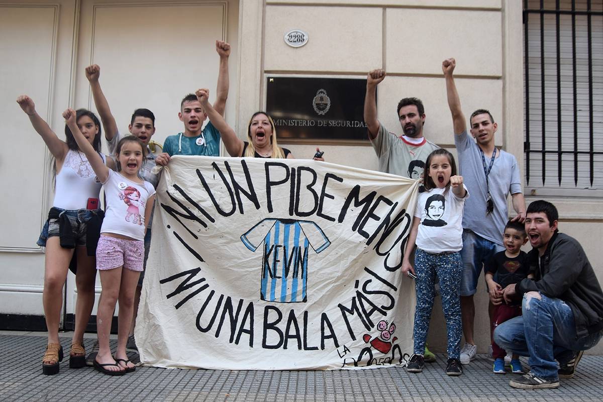 Justicia por Kevin: marcha al Ministerio de Seguridad de la Nación